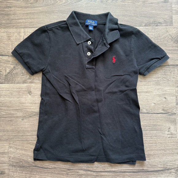 Polo Ralph Lauren Faded Black Shirt size 7 Boys KIDS - Picture 2 of 11